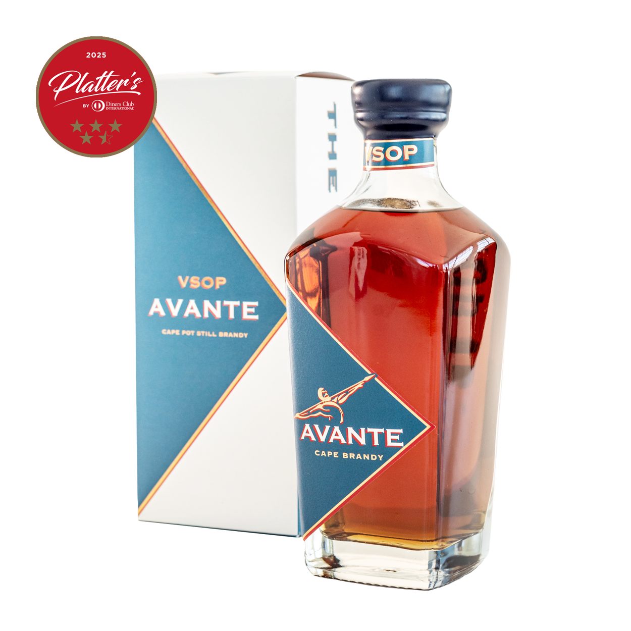 Avante Brandy VSOP Bottle and Box Front View 1
