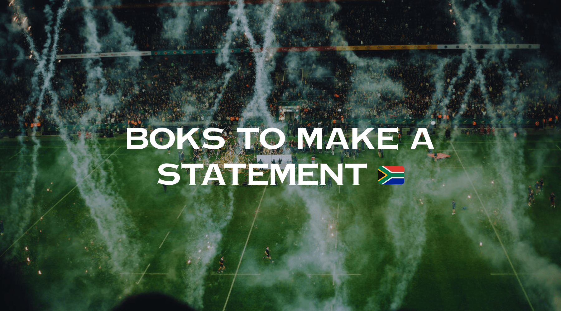 Boks to make a statement 🇿🇦