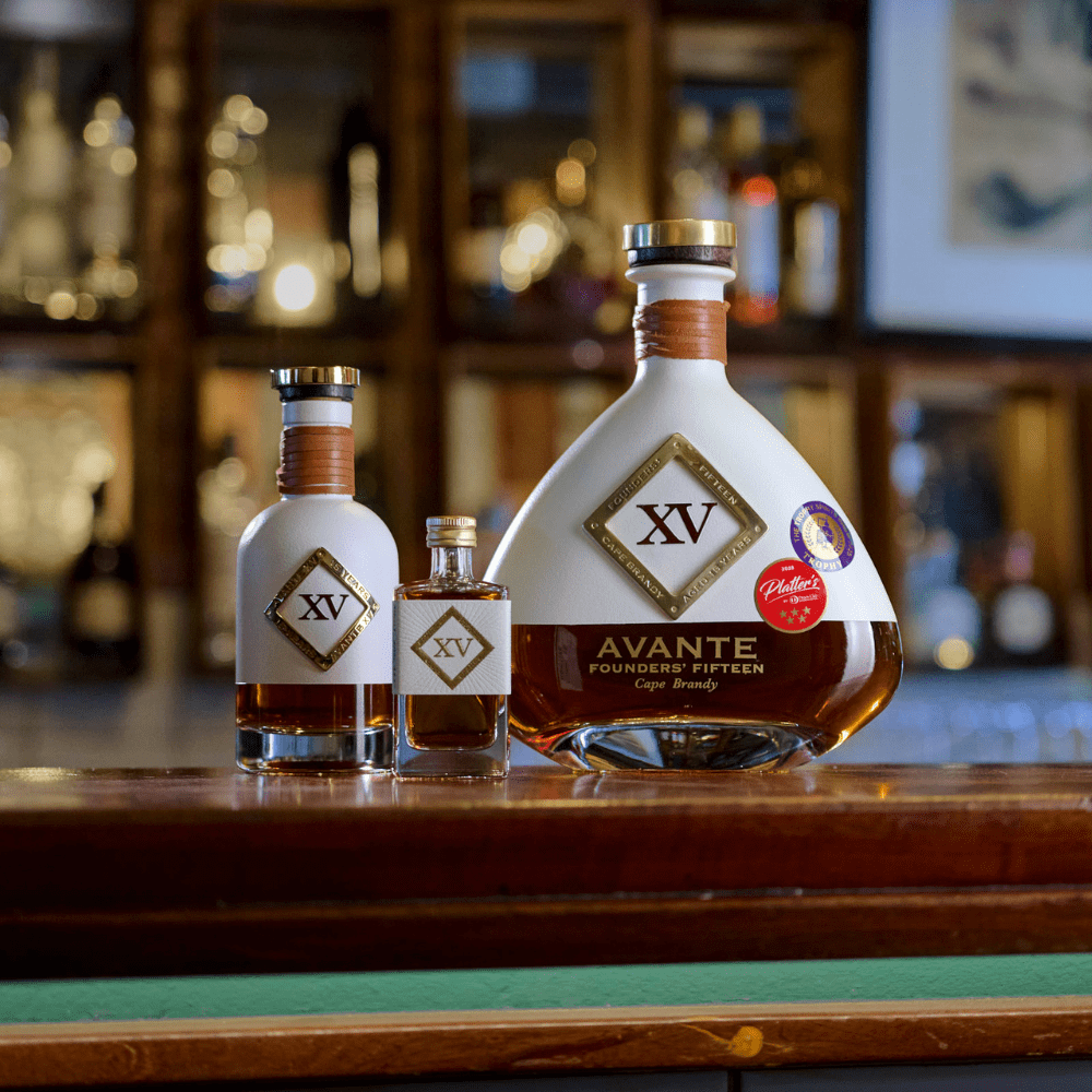 Avante Brandy Founders' XV Fifteen Bottle Front View