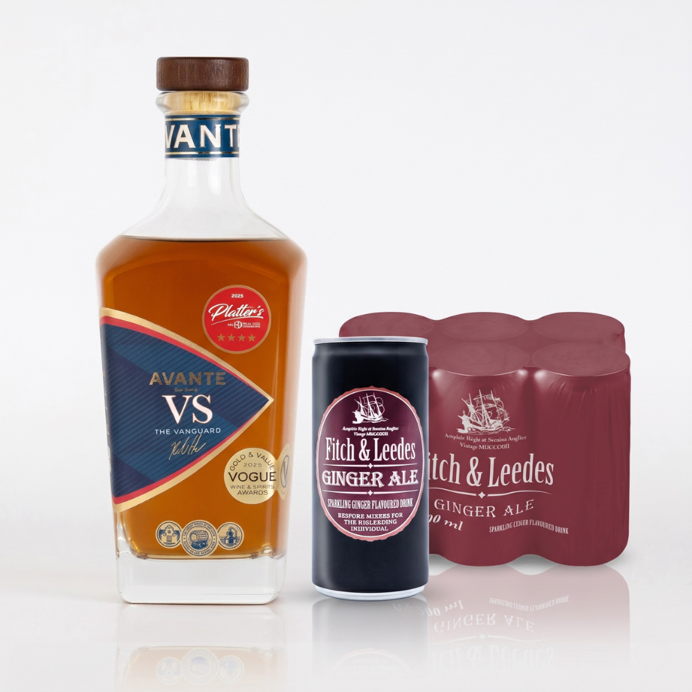 VS + 6-Pack Fitch and Leedes Ginger Ale