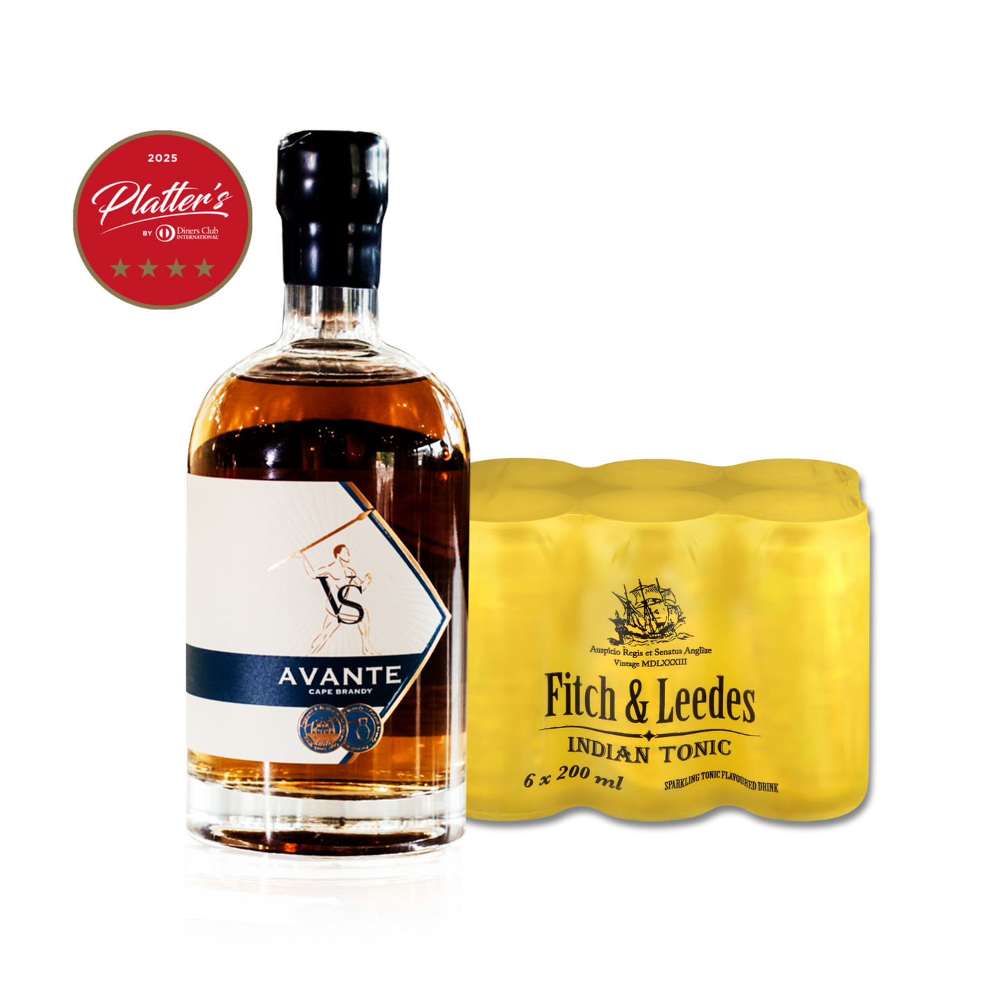 VS + 6-Pack Fitch and Leedes Indian Tonic