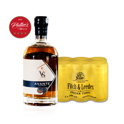 VS + 6-Pack Fitch and Leedes Indian Tonic