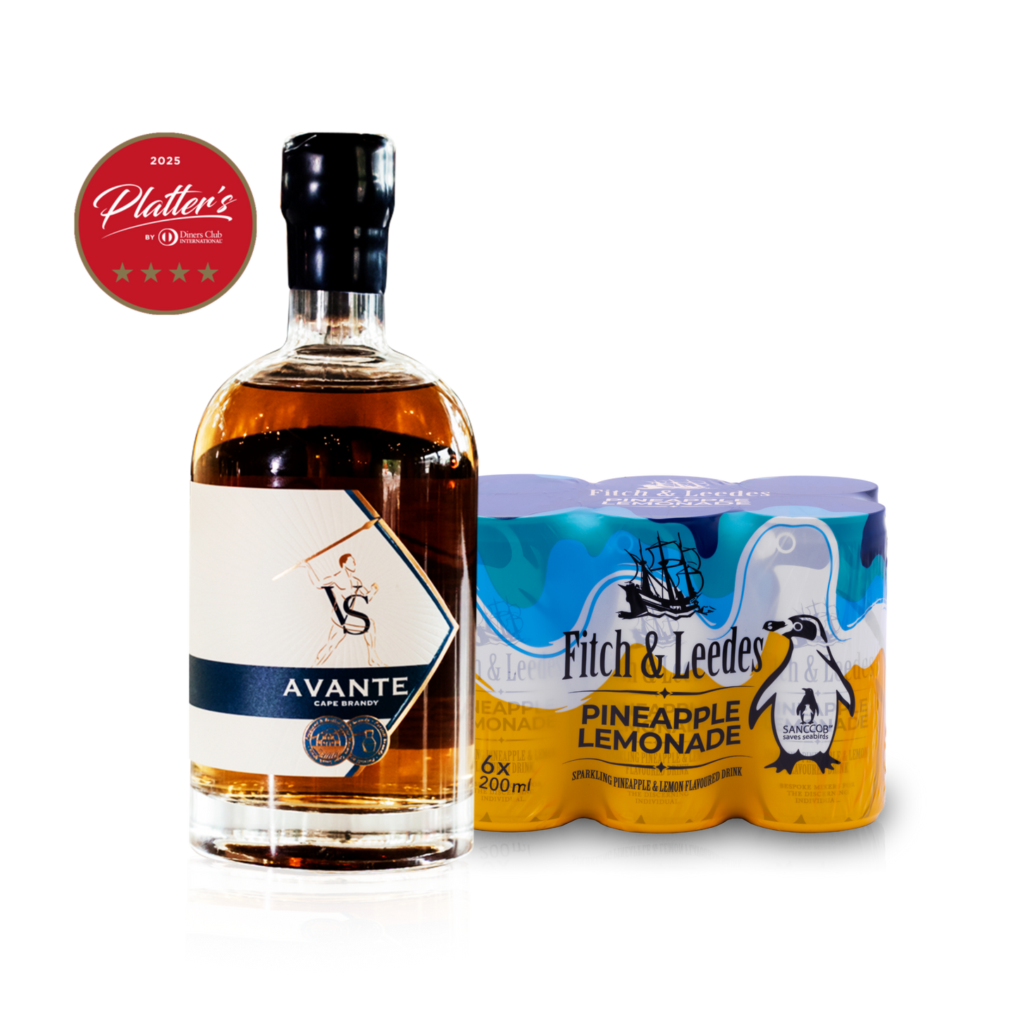 VS + 6-Pack Fitch and Leedes Pineapple Lemonade