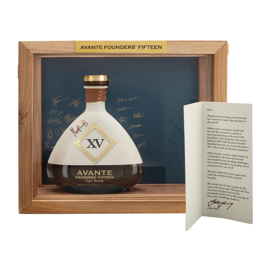 Mapimpi Signed Founders' Fifteen (Cabinet & Bottle)