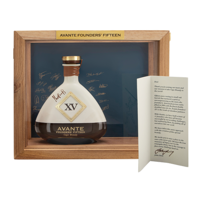 Mapimpi Signed Founders' Fifteen (Cabinet & Bottle)