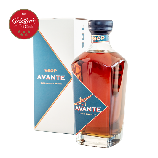 Avante Brandy VSOP Bottle and Box Front View 1