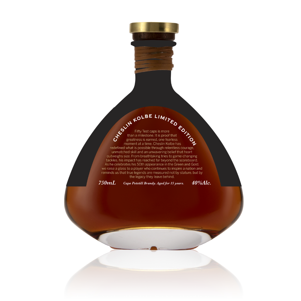 Avante x Cheslin Kolbe Fiftieth Cap Limited Edition XV Cape Brandy 750ml
